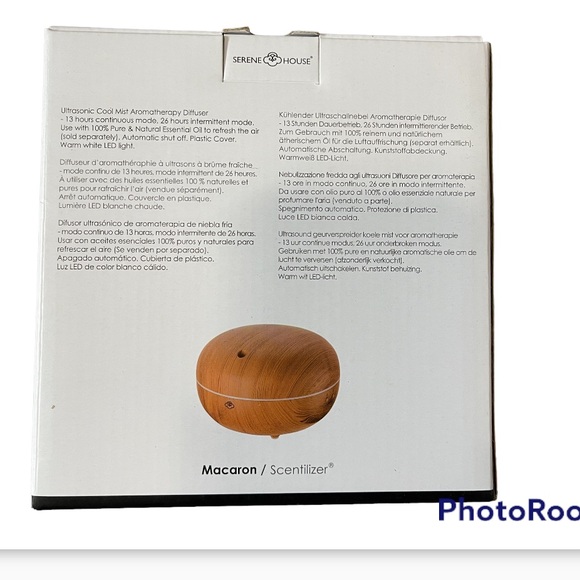 SERENE HOUSE Ultrasonic Cool Mist Macaron Aromatherapy Diffuser - Picture 5 of 5